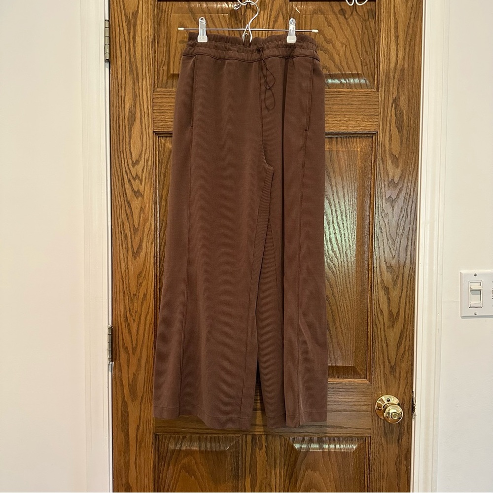 lululemon athletica Brown Wide Leg Pants
